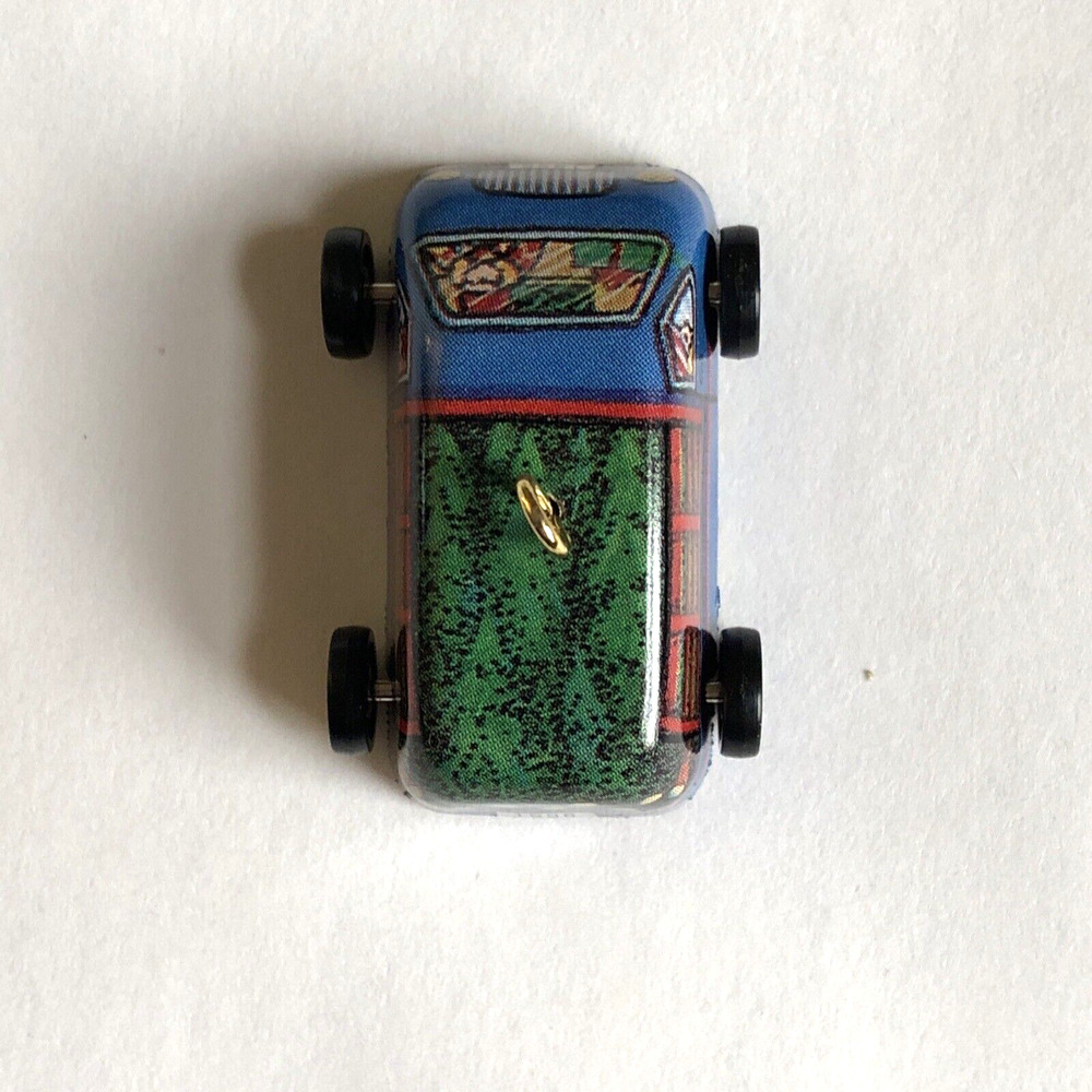 Hallmark Pressed Tin Truck Keepsake Miniature Ornament On the Road #4 1996 Vtg - Picture 7 of 13